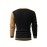 Men's Stylish Color Matching Knitted Pullover - Casual Breathable V Neck Button Up Top