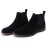 Men's Solid Colour Slip On Chelsea Boots, Comfy Non Slip Durable Rubber Sole Shoes For Men's Outdoor Activities